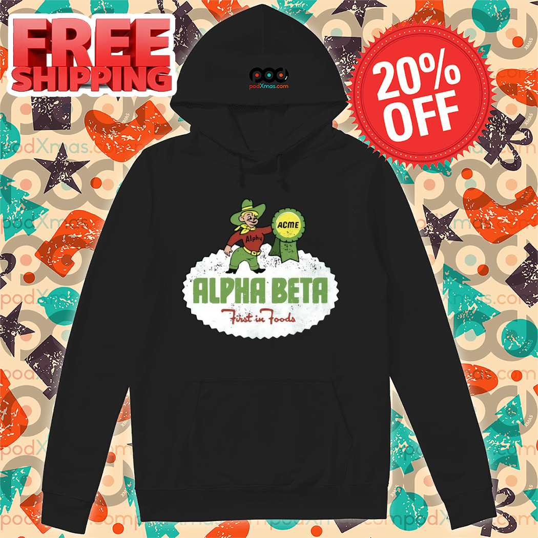Alpha Beta First In Foods Vintage Shirt Alpha Beta First In Foods Vintage Shirt