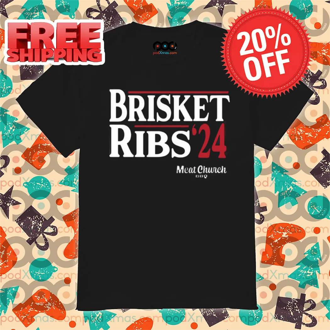 Brisket Ribs 24 Meat Church Vintage Shirt
