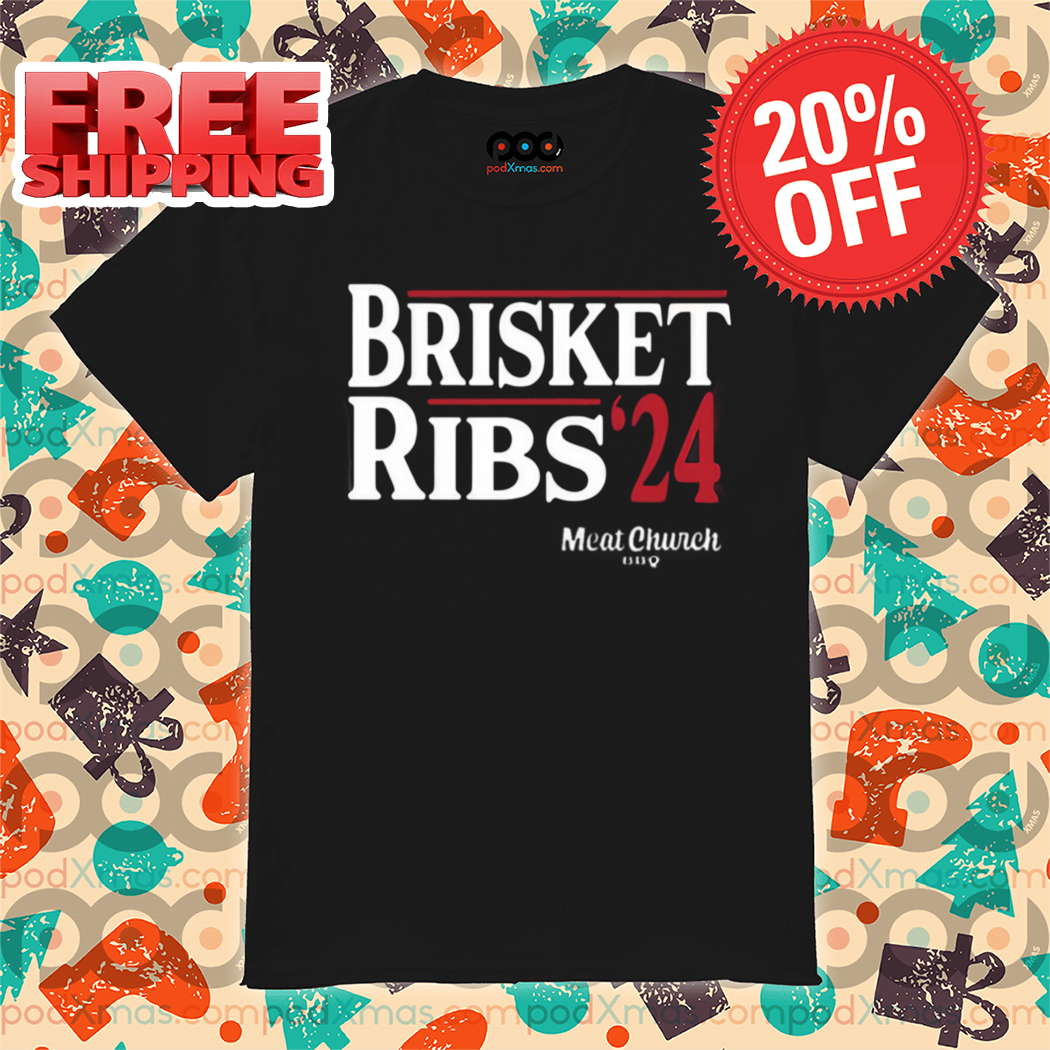 Brisket Ribs 24 Meat Church Vintage Shirt