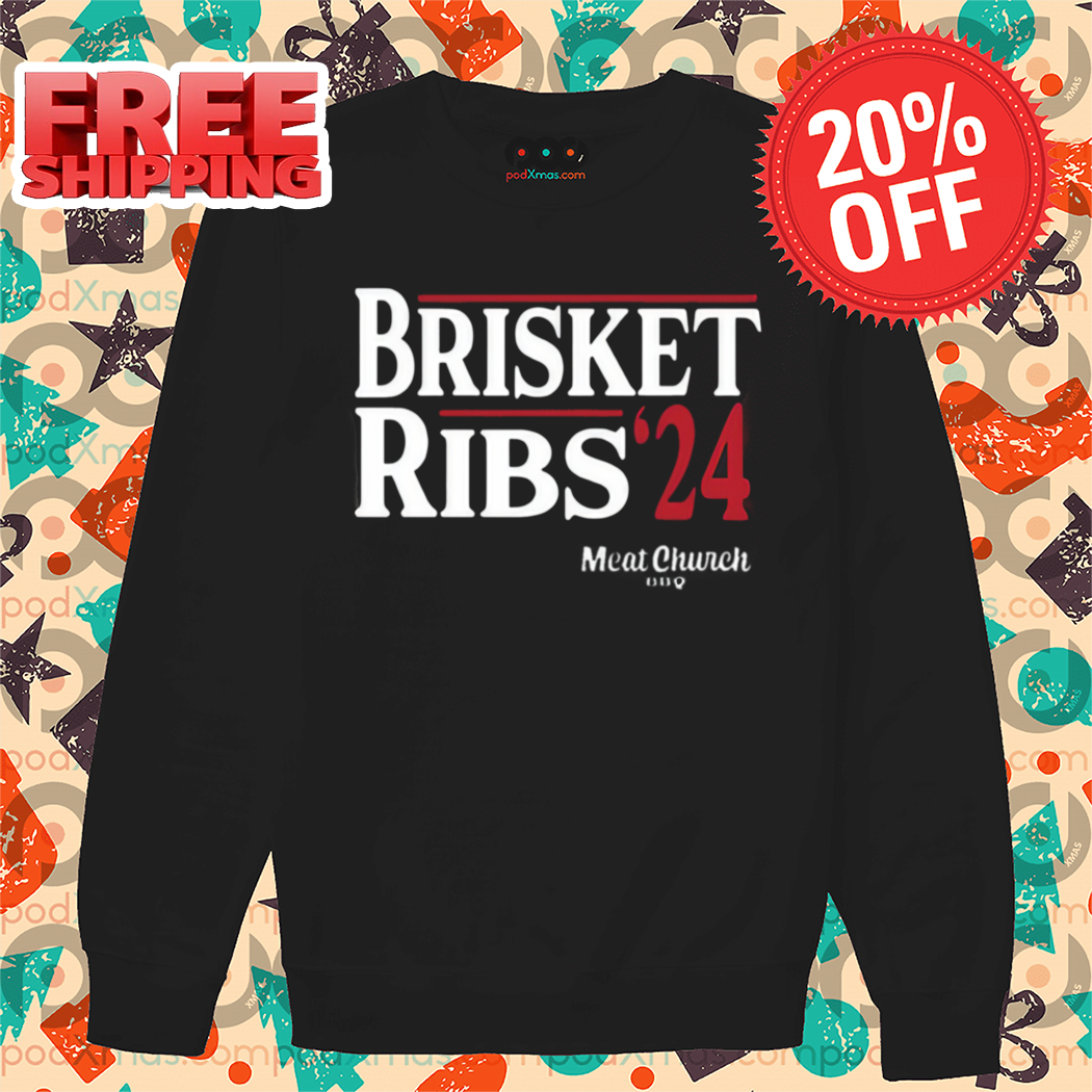 Brisket Ribs 24 Meat Church Vintage Shirt