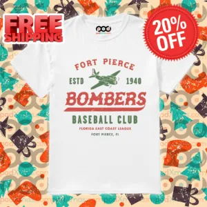Fort Pierce Bombers Baseball Club Vintage Shirt