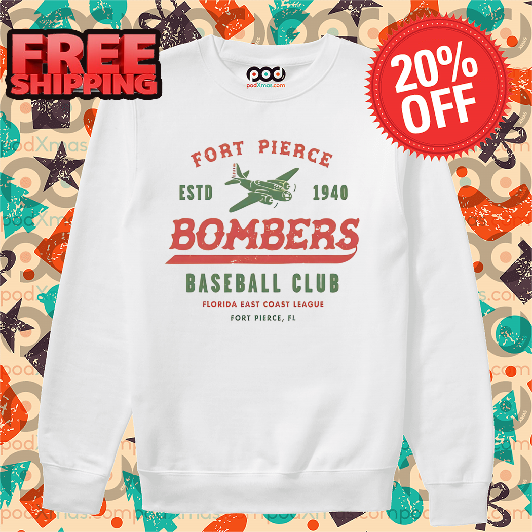 Fort Pierce Bombers Baseball Club Vintage Shirt Fort Pierce Bombers Baseball Club Vintage Shirt