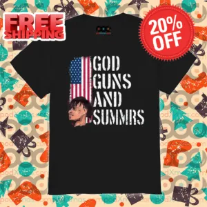God Guns And Summrs American Flag Vintage 2024 Shirt