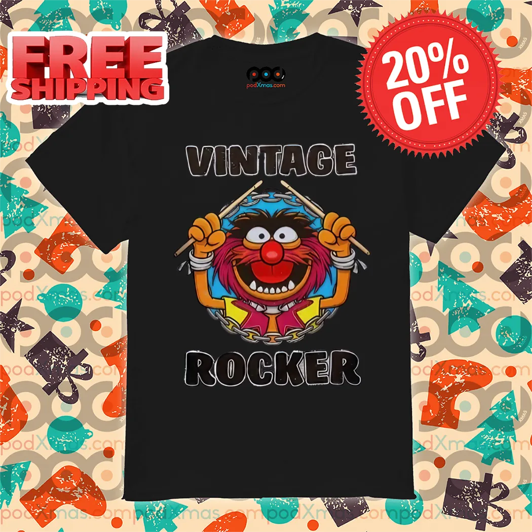 The Muppets Drummer Vintage Rocker Shirt