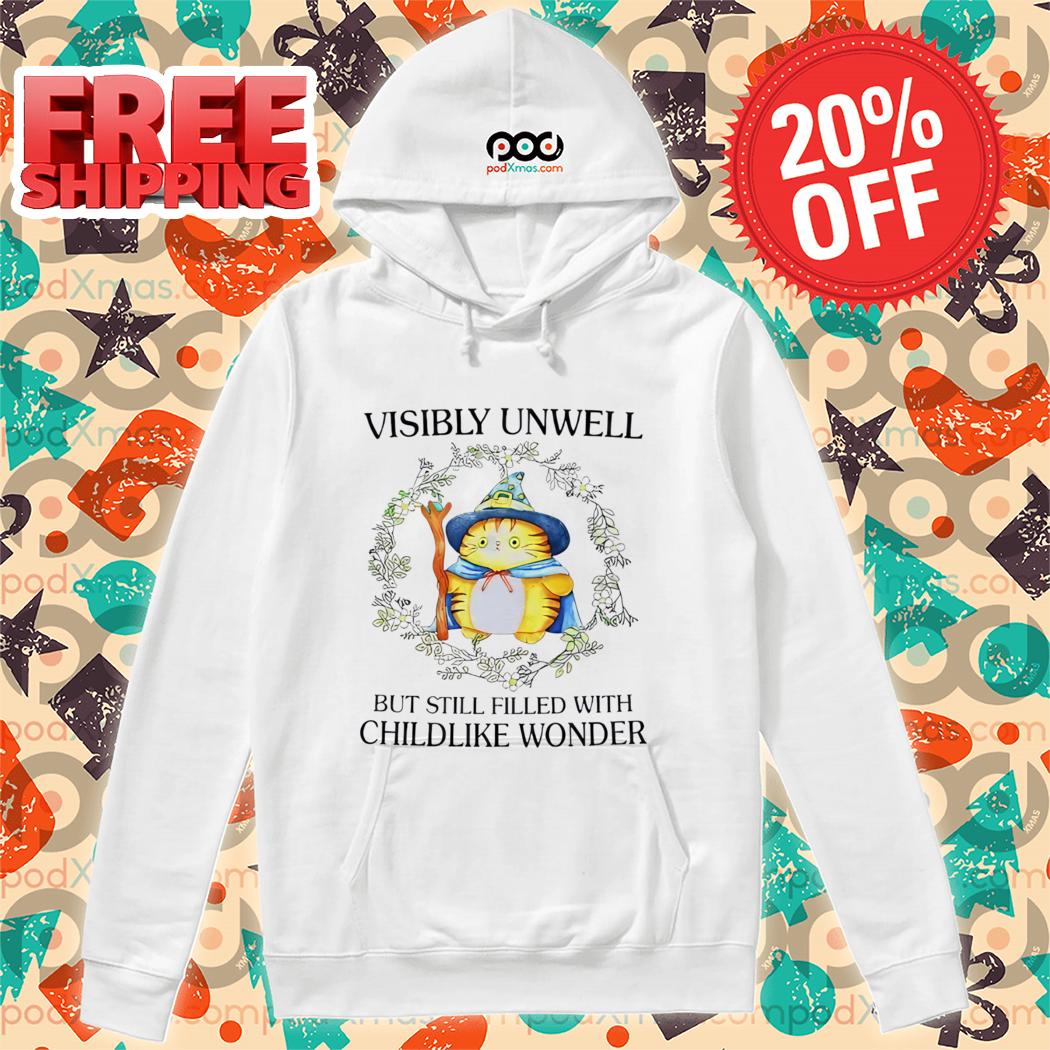 Cat Wizard Visibly Unwell But Still Filled With Childlike Wonder 2024 Shirt Cat Wizard Visibly Unwell But Still Filled With Childlike Wonder 2024 Shirt