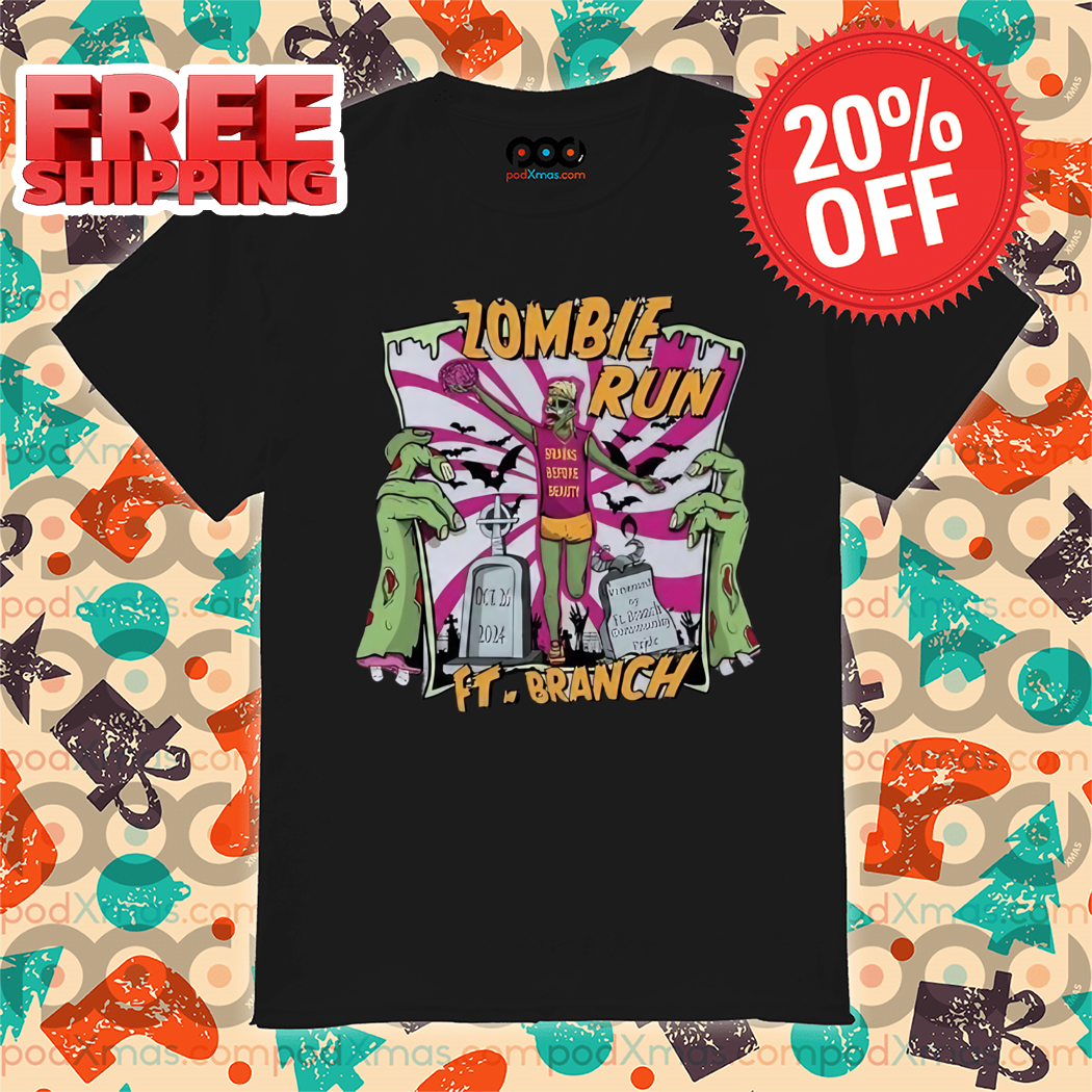 Zombie Run Ft Branch Halloween 2024 Shirt