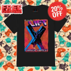Crucified Wolverine Born To Lift Forced To Rest 2024 Shirt