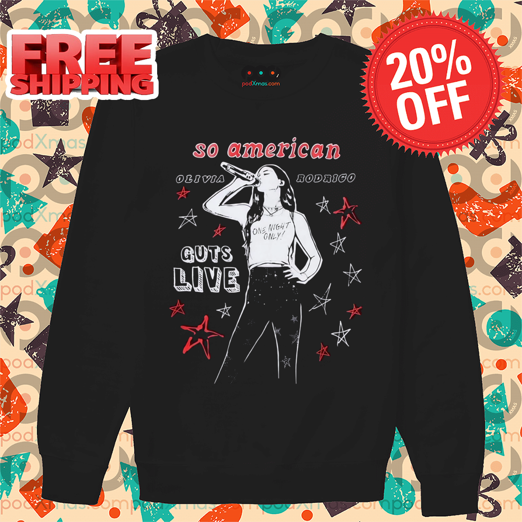 So American Olivia Rodrigo Guts Live Tour 2024 Shirt