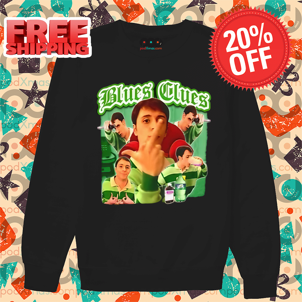 Blues Clues Middle Finger Gangster Shirt