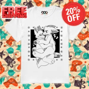 Furry Cuddling Wolves Shirt