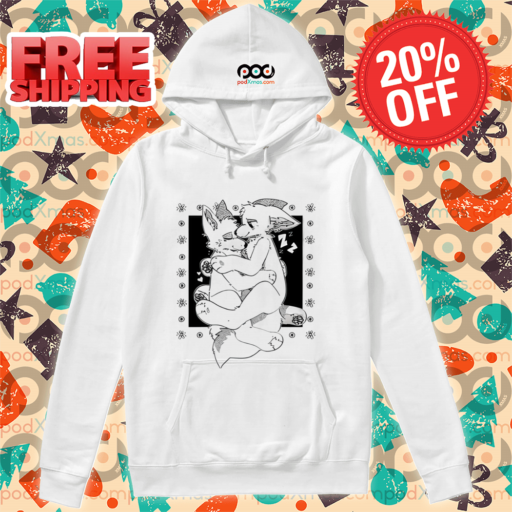 Furry Cuddling Wolves Shirt