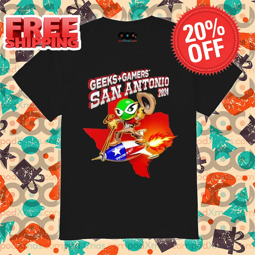Geeks gamers San Antonio 2024 Shirt