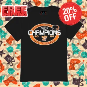 Men's Hockey Tournment Champions Rit Tigers 2024 Shirt