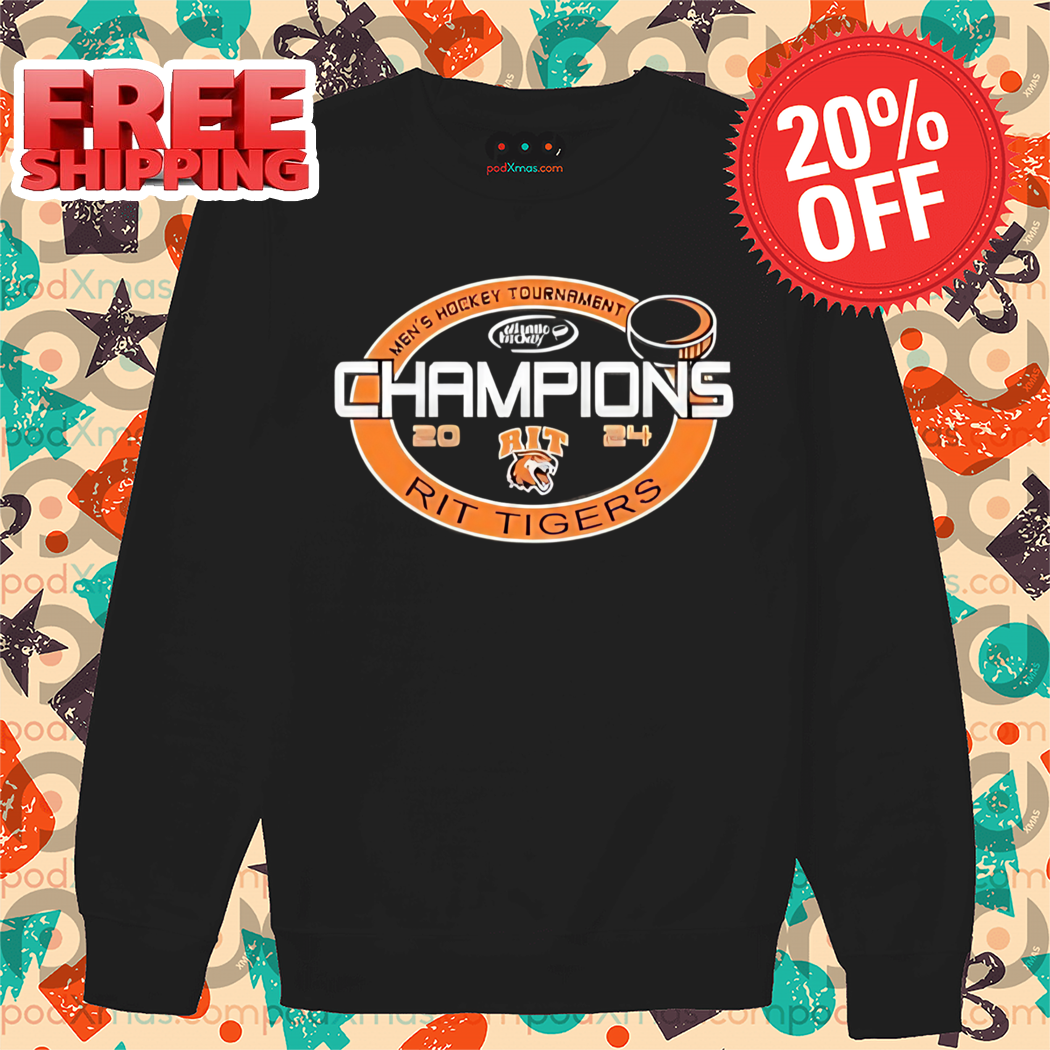 Men's Hockey Tournment Champions Rit Tigers 2024 Shirt