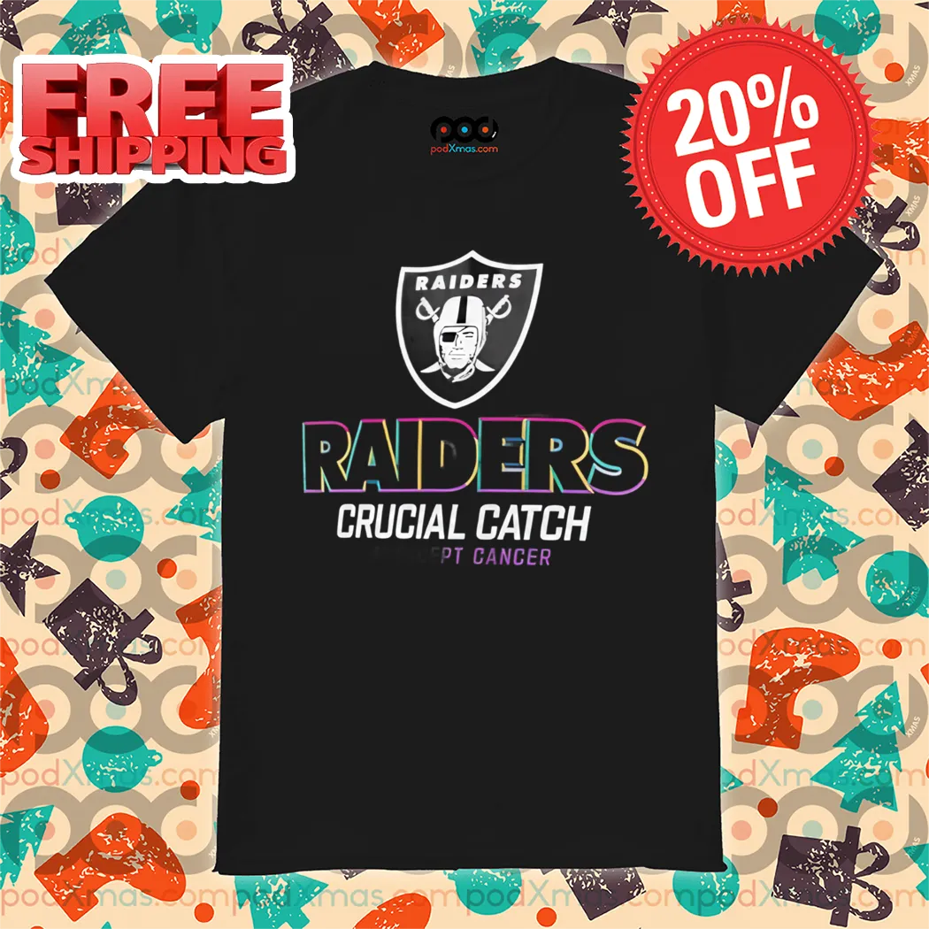 Las Vegas Raiders Crucial Catch Intercept Cancer Vintage 2024 Shirt