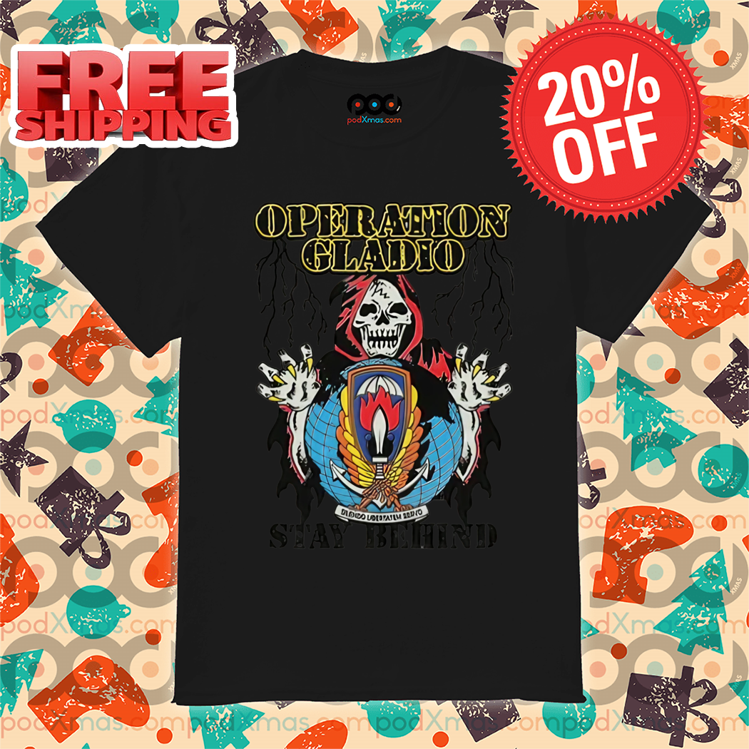 Skeleton Wizard Operantion Gladio Stay Behind 2024 Shirt