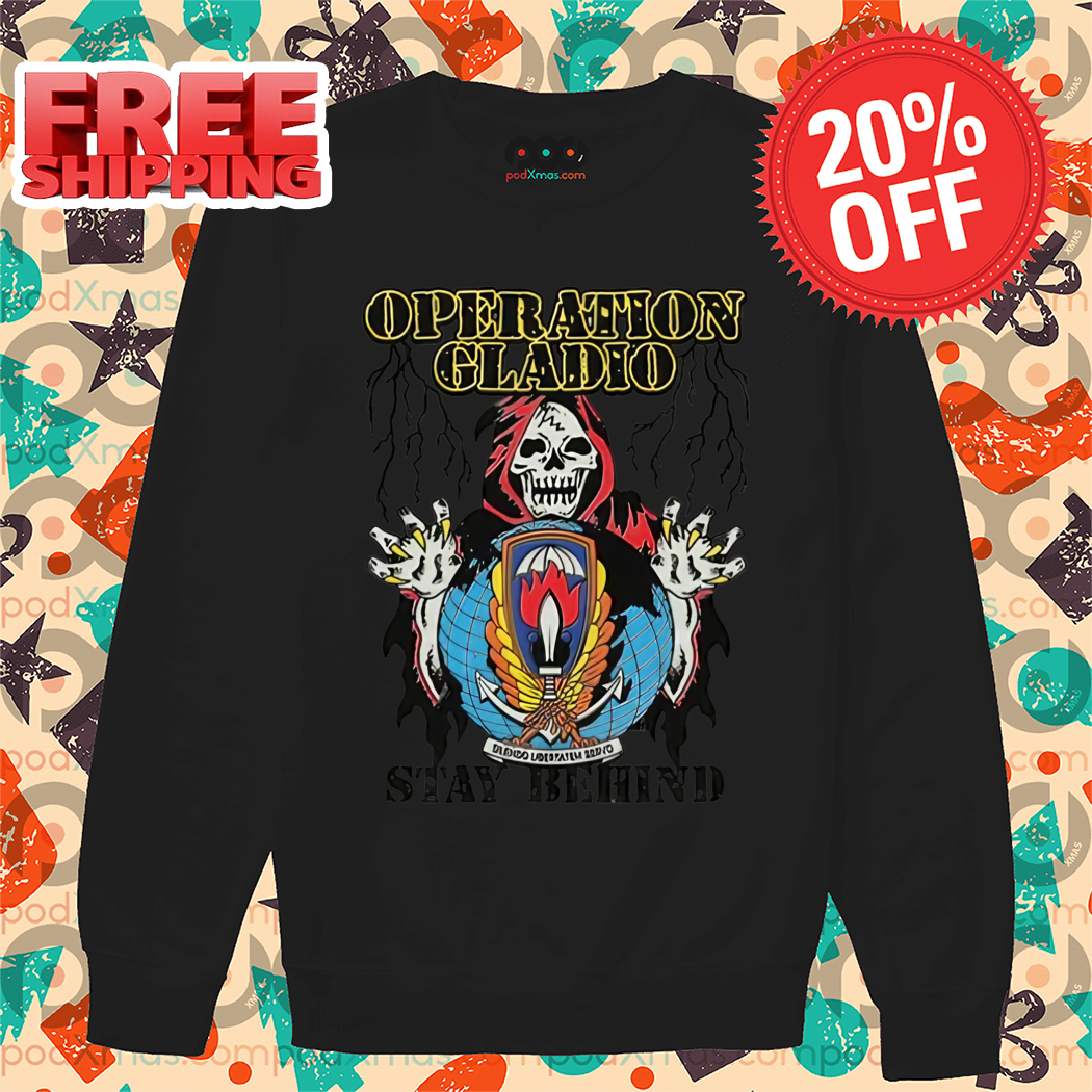 Skeleton Wizard Operantion Gladio Stay Behind 2024 Shirt