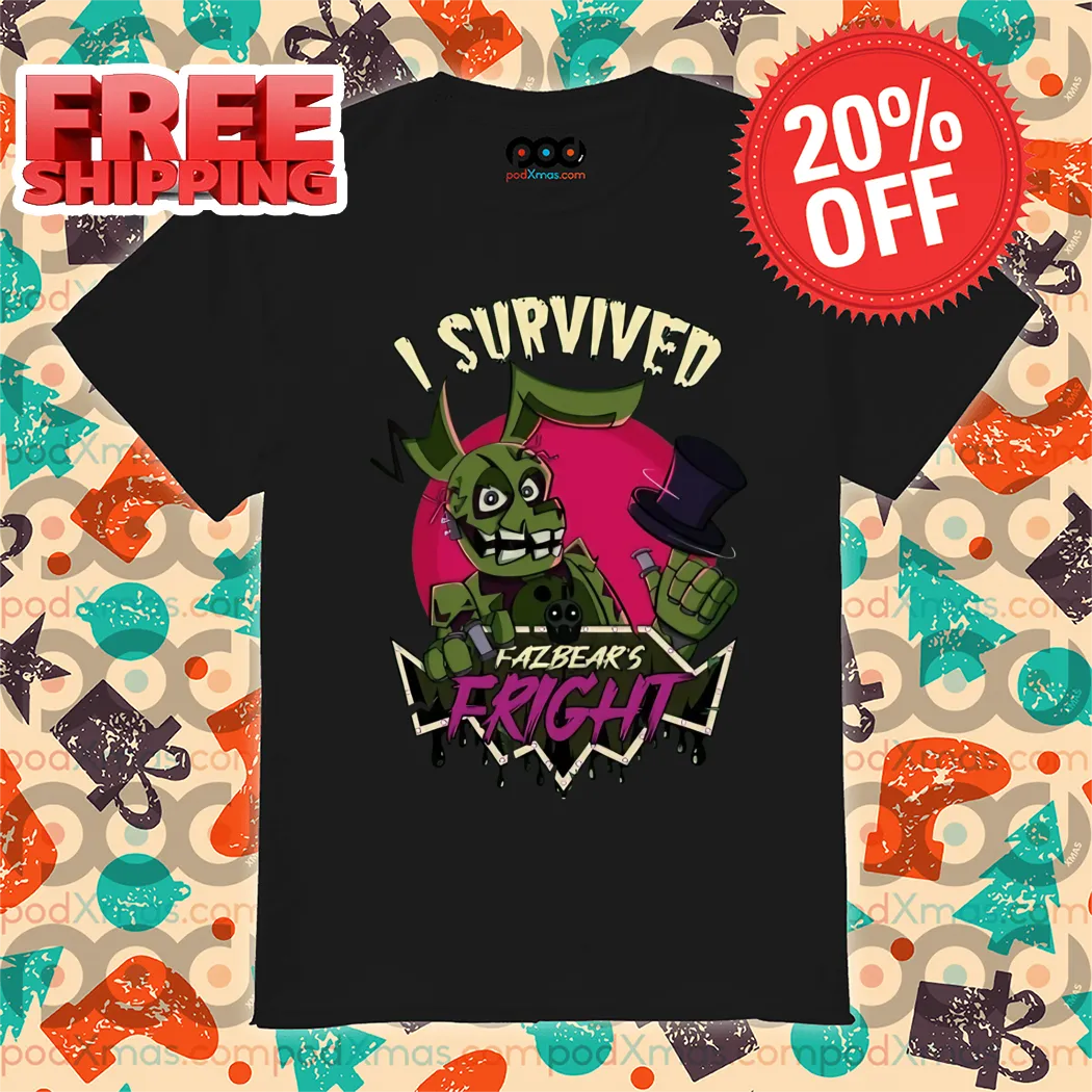 Five Nights at Freddy's I Survived Fazbear's Fright Halloween 2024 Shirt