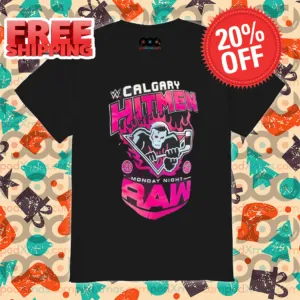 Skeleton Calgary Hitmen Monday Night Raw 2024 NHL Shirt