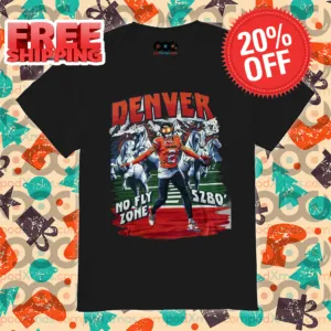 Denver Broncos No Fly Zone SZ80' Dark Horse Shirt