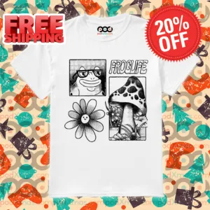 Frog Daisy Mushroom Froglife Shirt