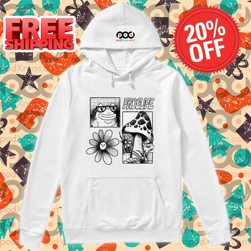 Frog Daisy Mushroom Froglife Shirt