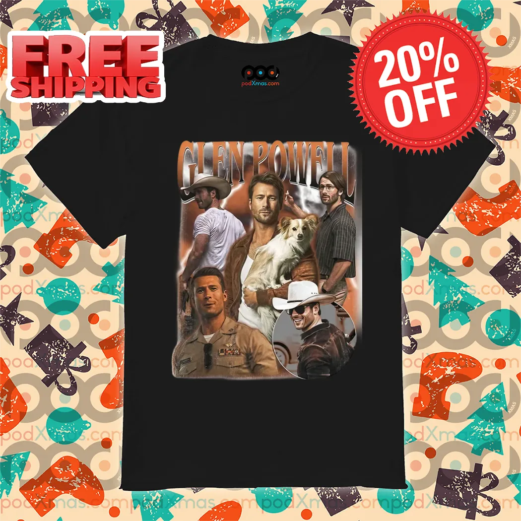 Glen Powell Vintage 2024 Shirt