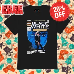 Michael Jackson It Don't Matter If You're Black White Black Panther Dance Shirt