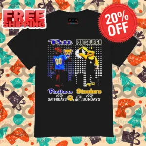 Pittsburgh Panthers On Saturdays Pittsburgh Steelers On Sundays 2024 shirt