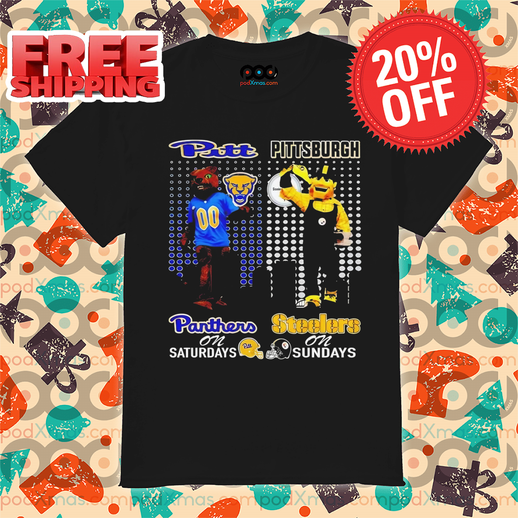 Pittsburgh Panthers On Saturdays Pittsburgh Steelers On Sundays 2024 shirt