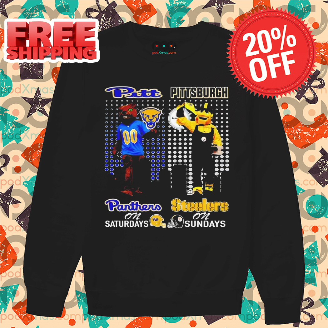 Pittsburgh Panthers On Saturdays Pittsburgh Steelers On Sundays 2024 shirt
