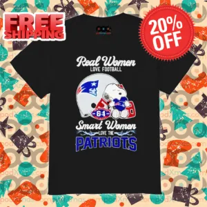 Real Women Love Football Smart Women Love The England Patriots 2024 Shirt