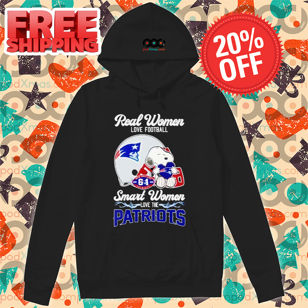 Real Women Love Football Smart Women Love The England Patriots 2024 Shirt