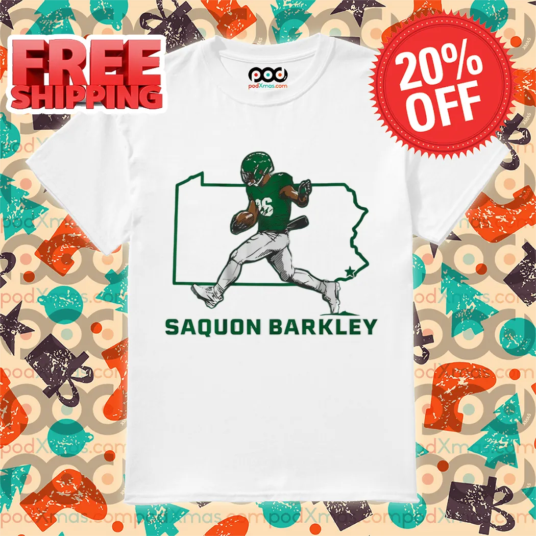Saquon Barkley 26 Philadelphia Eagles Player NFL 2024 Shirt