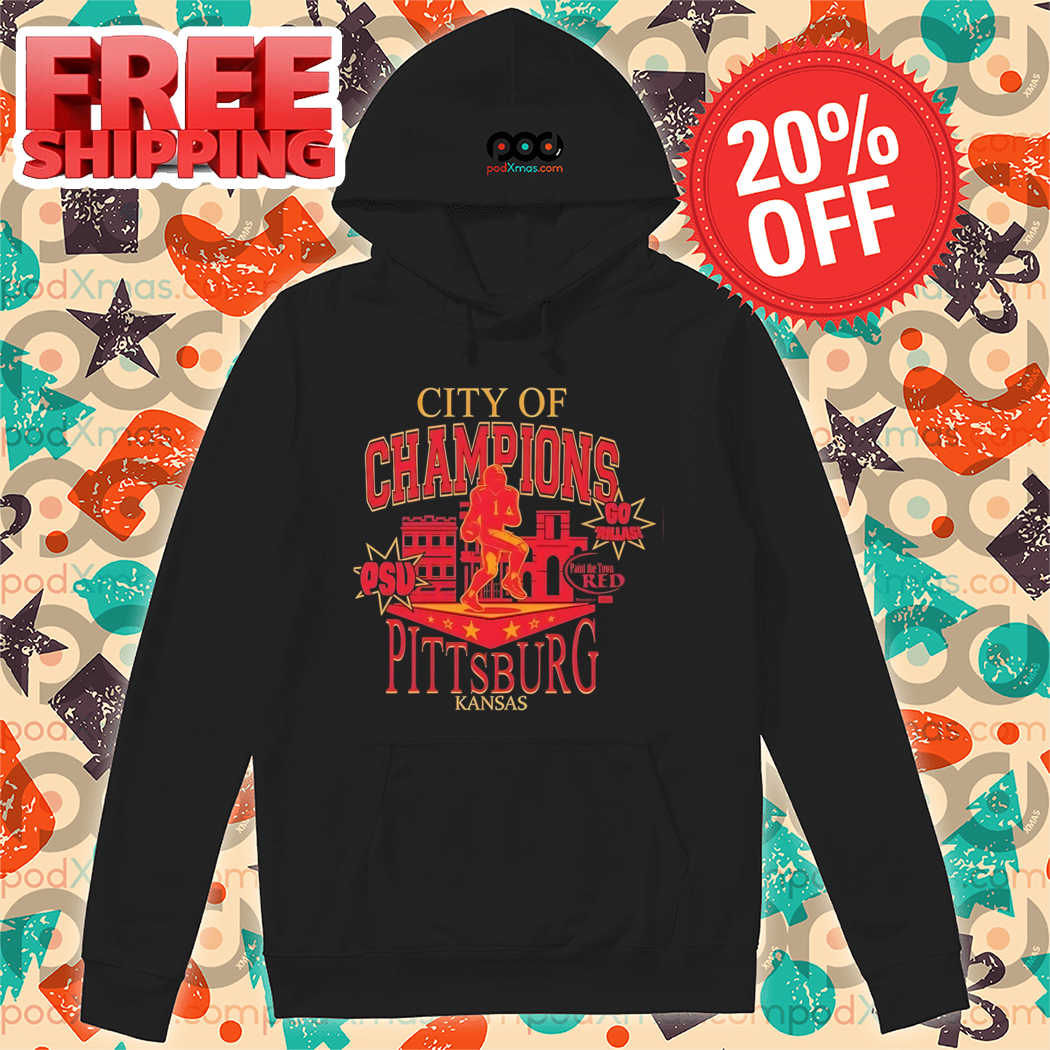 City of Champions Pittsburg Kansas Football Shirt