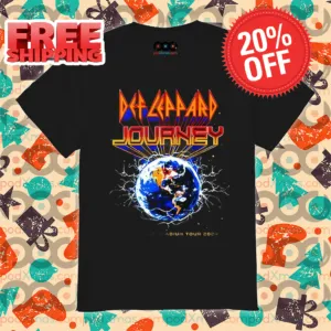 Earth Def Leppard Journey 2024 Summer Tour Shirt