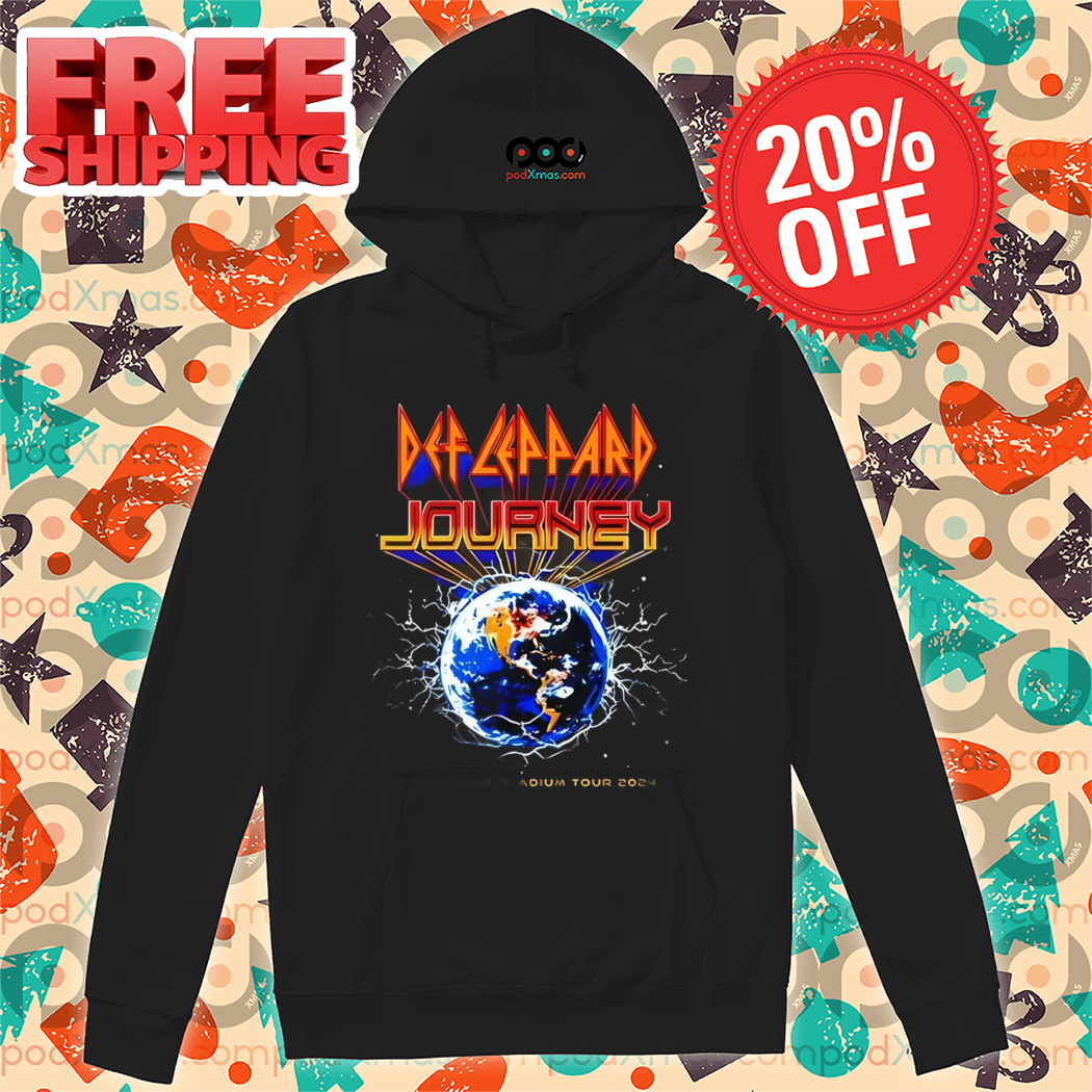 Earth Def Leppard Journey 2024 Summer Tour Shirt