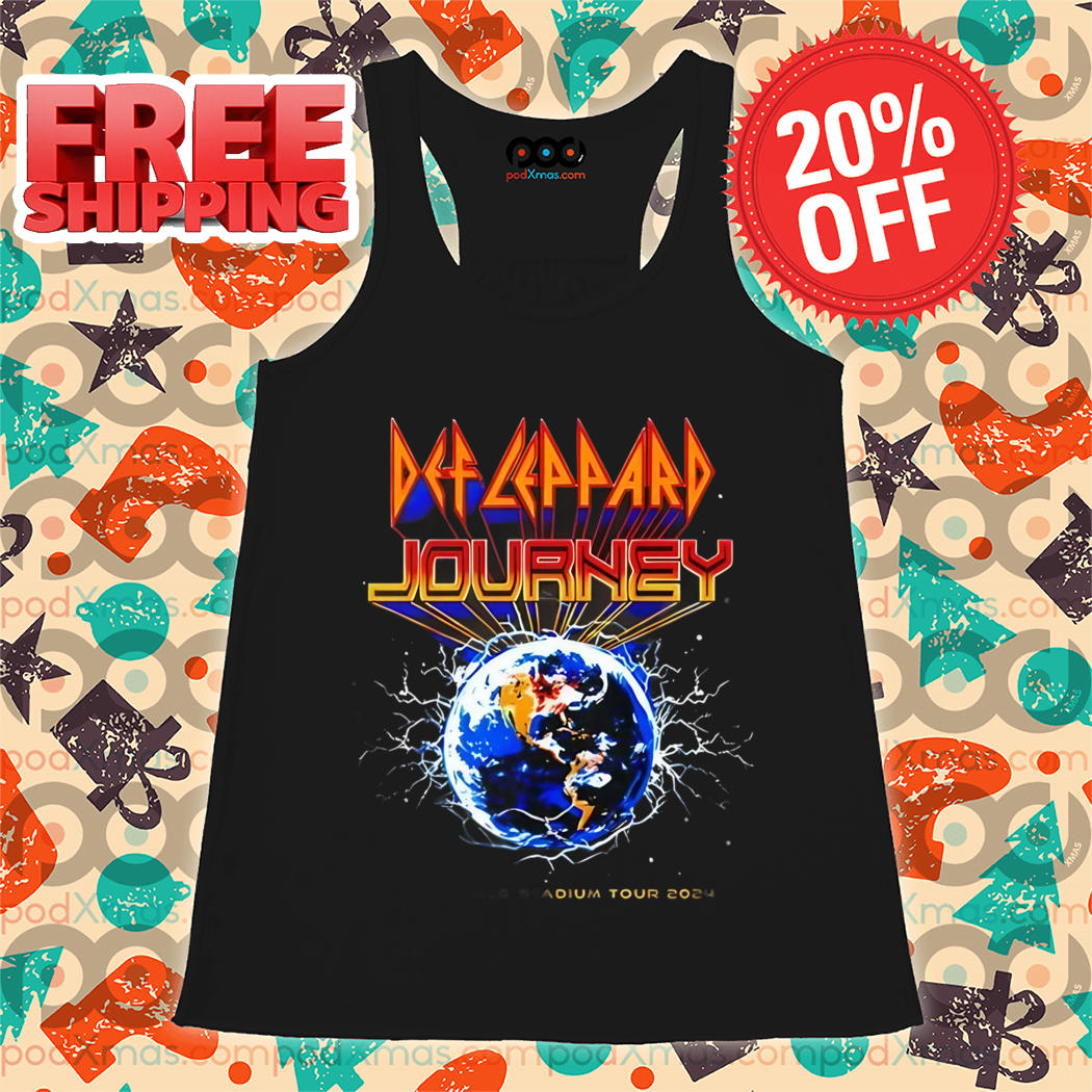 Earth Def Leppard Journey 2024 Summer Tour Shirt