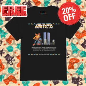 Crash Bandicoot City HaveYou Heard Game Facts 2024 Shirt