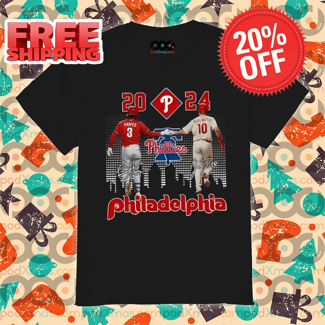 Bryce Harper Jacob Tyler Realmuto Philadelphia Phillies City Siganture 2024 Shirt