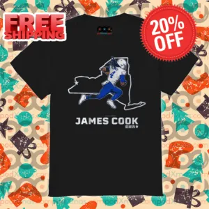James Cook State Star Buffalo Bills 2024 Shirt