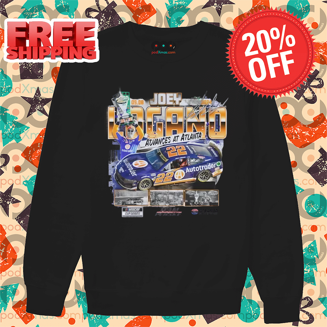 Joey Logano Champions Advances At Atlanta 22 Signature Shirt