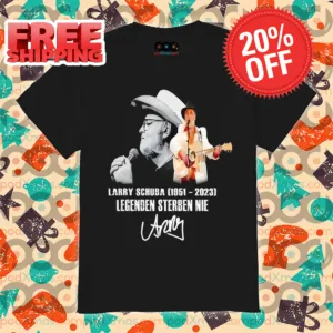 Larry Schuba 1951 2023 Legenden Sterben Nie Signature Thank You For The Memories Shirt