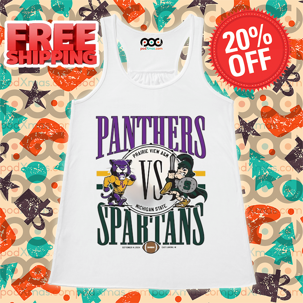 Mascot Panthers Spartans Prairie View vs Michigan State Shirt Mascot Panthers Spartans Prairie View vs Michigan State Shirt