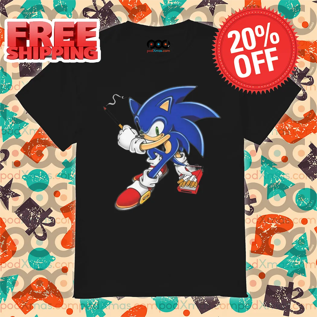 Super Sonic Smoking Cigarette 2024 Shirt
