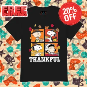 Peanuts Snoopy Charlie Brown Thankful 2024 Shirt
