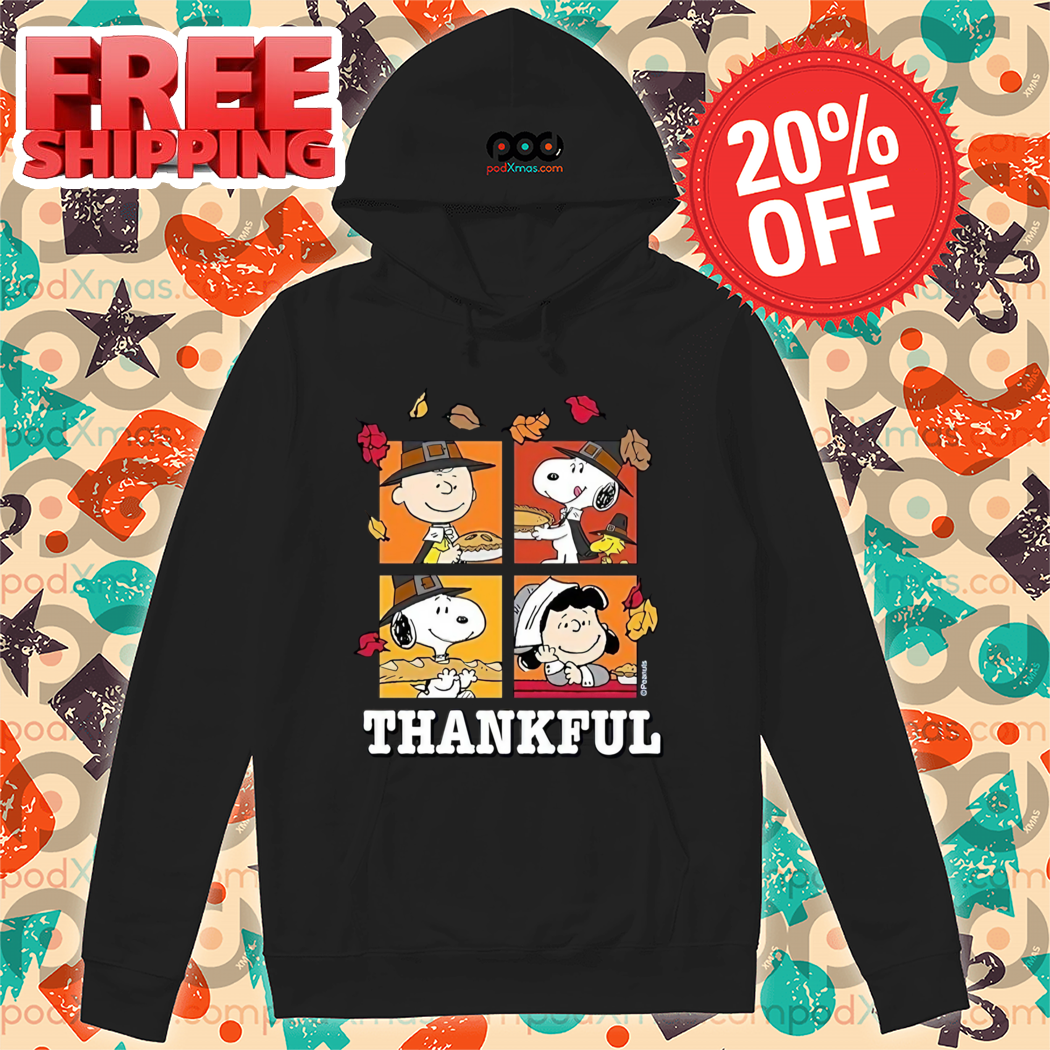 Peanuts Snoopy Charlie Brown Thankful 2024 Shirt