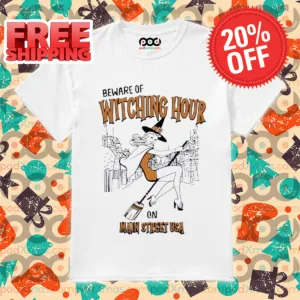 Beware Of Witching Hour On Main Street USA Halloween 2024 Shirt