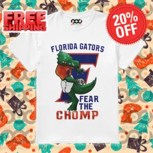 Mascot Florida Gators Football Fear The Chomp 2024 Shirt