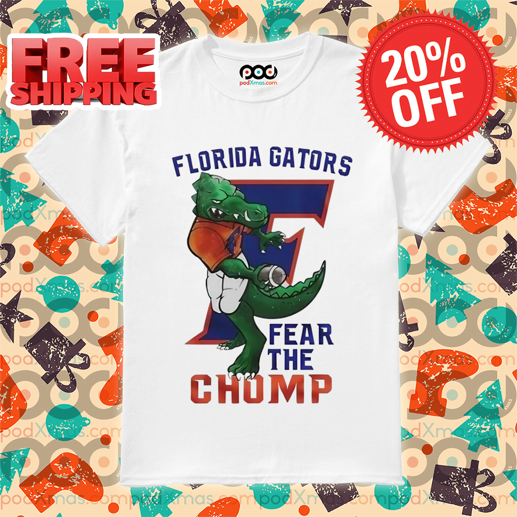 Mascot Florida Gators Football Fear The Chomp 2024 Shirt
